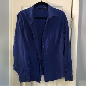 Purple NY&Co Button Down Shirt